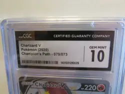 CGC 10 Shiny Charizard V 79/73 Champions’ Path 2020 Pokemon CGC10 - Image 2