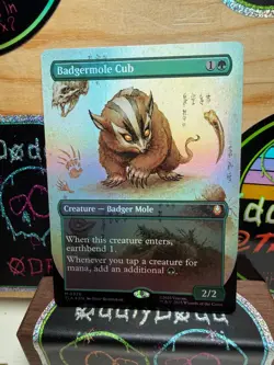 Magic Avatar The Last Airbender English Badgermole Cub 326 Borderless Foil - Image 1