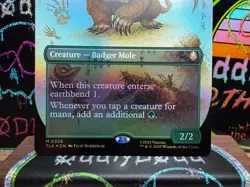 Magic Avatar The Last Airbender English Badgermole Cub 326 Borderless Foil - Image 2