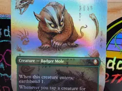 Magic Avatar The Last Airbender English Badgermole Cub 326 Borderless Foil - Image 3