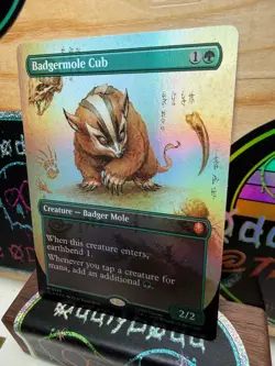 Magic Avatar The Last Airbender English Badgermole Cub 326 Borderless Foil - Image 5