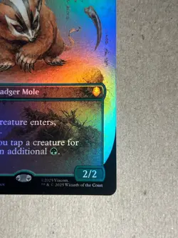 Badgermole Cub (Borderless) Magic the Gathering Avatar: The Last Airbender Foil - Image 3