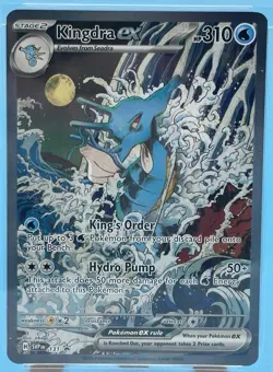 2024 POKEMON SVP EN-SV BLACK STAR PROMO #131 KINGDRA EX PSA 10 - Image 2