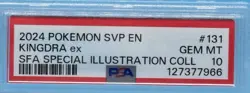 2024 POKEMON SVP EN-SV BLACK STAR PROMO #131 KINGDRA EX PSA 10 - Image 3