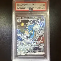 2024 POKEMON SVP EN-SV BLACK STAR PROMO #131 KINGDRA EX PSA 10 - Image 1