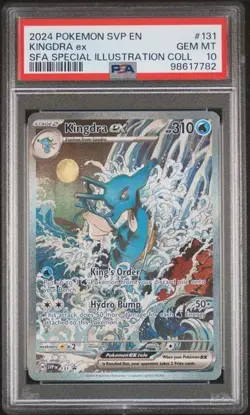 PSA 10 2024 POKEMON SVP EN-SV BLACK STAR PROMO #131 KINGDRA EX - Image 1
