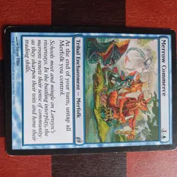Mtg Merrow Commerce LP Lorwyn Merfolk Tribal Enchantment Magic Card - Image 2