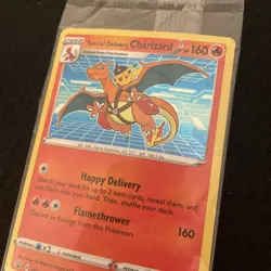 Special Delivery Charizard Black Star Promo Card SWSH075 Sealed - Image 3