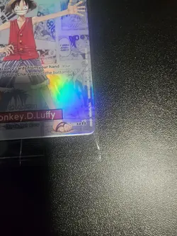 🔥🏀One Piece Monkey.D.Luffy US College Basketball Promo Card 🏀🔥SEALED - Image 5