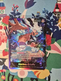 One Piece Card Game Monkey.D.Luffy - OP09-061 - Leader - ST26 - English - NM - Image 1