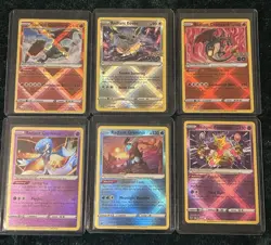 Pokemon TCG Radiant 6 Card Lot Near Mint Charizard Eevee Greninja pokemon go - Image 1