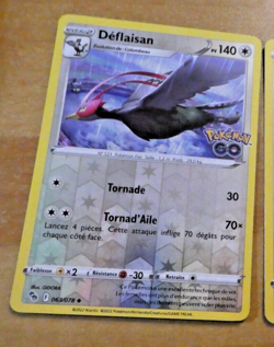 POKEMON GO FRANCAISE CARD REVERSE HOLO CARTE 063/078 FR NEUF MINT - Image 1