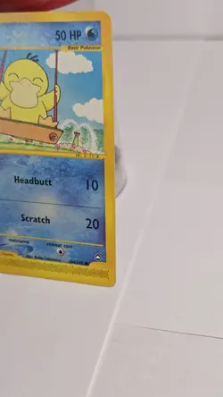 Pokemon TCG Aquapolis Psyduck Card 104/147 2002 Regular Near Mint Condition - Image 3