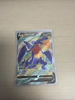 Pokemon Garchomp v TCG Full Art Holo Card Sword & Shield Astral Radiance 178/189 - Image 1