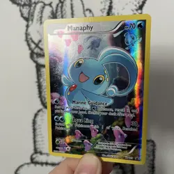 Manaphy XY113 Full Art Black Star Promo Pokemon Card MINT /NM XY English 2016 - Image 3