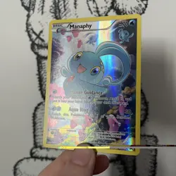 Manaphy XY113 Full Art Black Star Promo Pokemon Card MINT /NM XY English 2016 - Image 5