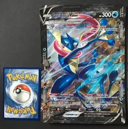 Greninja V-Union JUMBO SWSH155 V Union PROMO Oversized Pokemon Card HOLO NM - Image 1