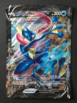 Greninja V-Union JUMBO SWSH155 V Union PROMO Oversized Pokemon Card HOLO NM - Image 2
