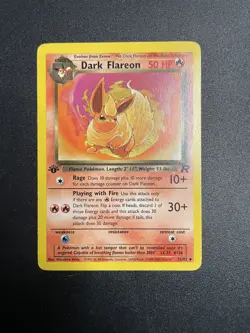 Dark Flareon | 35/82 | 1st Edition | Team Rocket | Pokemon Card | LP/NM - Image 1