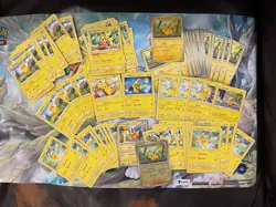 Pokemon All Pikachus! 100 Card Lot Bundle Bulk Collection - Reverse Holo - Image 1