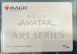 Pillar Launch Gold Stamped Art Card Magic (MTG) Avatar: TLA 16/54 Near Mint - Image 2