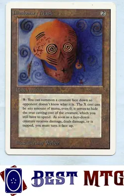 Magic The Gathering MTG Illusionary Mask 250 #B Unlimited Edition - Image 1