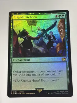 x1 A Realm Reborn FOIL FIN Final Fantasy MTG 196 M/NM 1x - Image 1