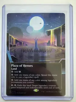 Plaza of Heroes (0078) (Borderless FOIL) EoE: Stellar Sights - NM ENG MTG - Image 1