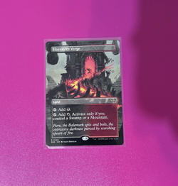 MTG **Blazemire Verge** (Borderless) -Duskmourn: (DSK) #329- NM Reg Rare - - Image 2