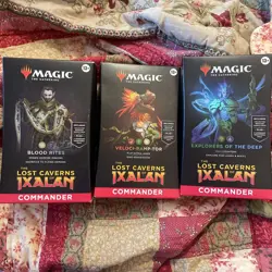 Magic the Gathering the Lost Caverns of Ixalan Commander decks Set Of 3 - Image 1