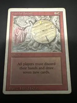 Wheel Of Fortune - Revised - MP/HP - Magic The Gathering - MTG - Image 1