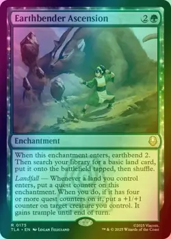 Earthbender Ascension - FOIL NM (MTG Avatar the Last Airbender 175) - Image 1