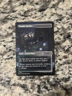 Temple Garden Borderless 351 Lorwyn Eclipsed ECL MTG Regular Rare Unplayed - Image 2