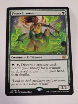 MTG - Fauna Shaman - Brother's War - Image 1