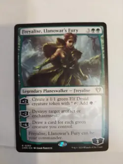 Freyalise, Llanowar's Fury Commander Masters Regular - Image 1