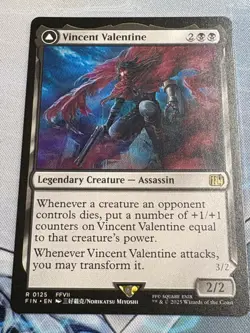 MTG Vincent Valentine English Final Fantasy FIN NM R0125 - Image 1
