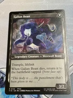 MTG Vincent Valentine English Final Fantasy FIN NM R0125 - Image 2
