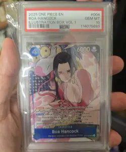 2025 ONE PIECE PROMOS ILLUSTRATION BOX VOL.1 #004 BOA HANCOCK PSA 10 - Image 1