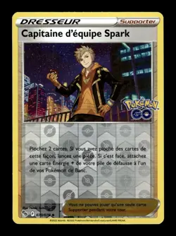 Carte Pokemon Capitaine d'equipe Spark Reverse 070/078 Pokemon GO Francais - Image 1