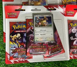 8x Pokemon Destined Rivals 3 Pack Blister Lot of 8 Sealed - Image 2