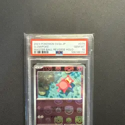 PSA 10 - Pokemon Slowpoke - Japanese 151 Master Ball Reverse Holo - 079/165 SV2a - Image 3