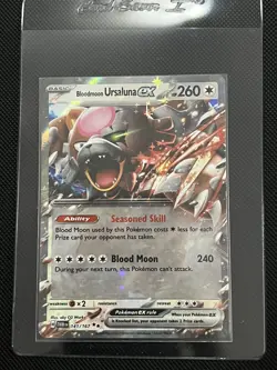Blood Moon Ursaluna EX 141/167 Holo Ultra Rare Twilight Masquerade Pokemon TCG - Image 1