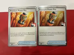 Pokemon TCG Premium Power Pro Lot X 2(1 Holo + 1 Non Holo) Play Stamped - Image 3