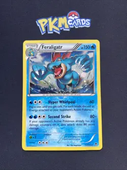 Pokemon TCG Feraligatr Phantom Forces 17/119 Cosmos Holo Rare MP. - Image 1