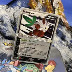 Shiftry ex - 97/100 Pokemon Crystal Guardians - Holo Heavily Damaged - Image 3