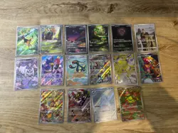 Pokemon TCG Japanese Full Art Bundle x17 Near Mint Condition Job Lot - Image 1