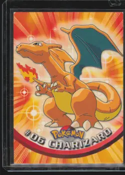 Charizard #6 Pokemon 1999 Topps TV - Image 1