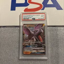 2019 POKEMON SUN & MOON UNIFIED MINDS #106 AERODACTYL GX PSA 10 - Image 1