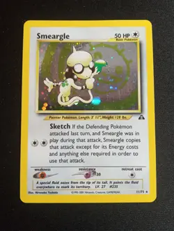 2001 POKEMON NEO DISCOVERY SMEARGLE HOLO #11/75 RARE - Image 1