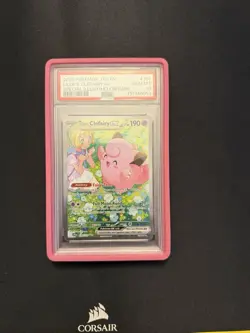 Pokemon TCG Lillie's Clefairy ex 184/159 Sv09 Illustration Rare Holo PSA 10 - Image 1